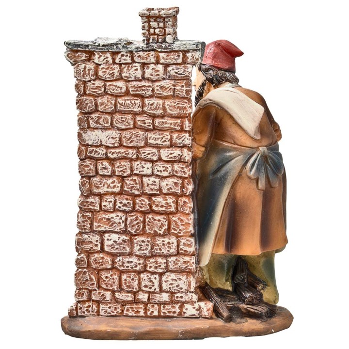 Baker in resin with wood-fired oven 10 cm series