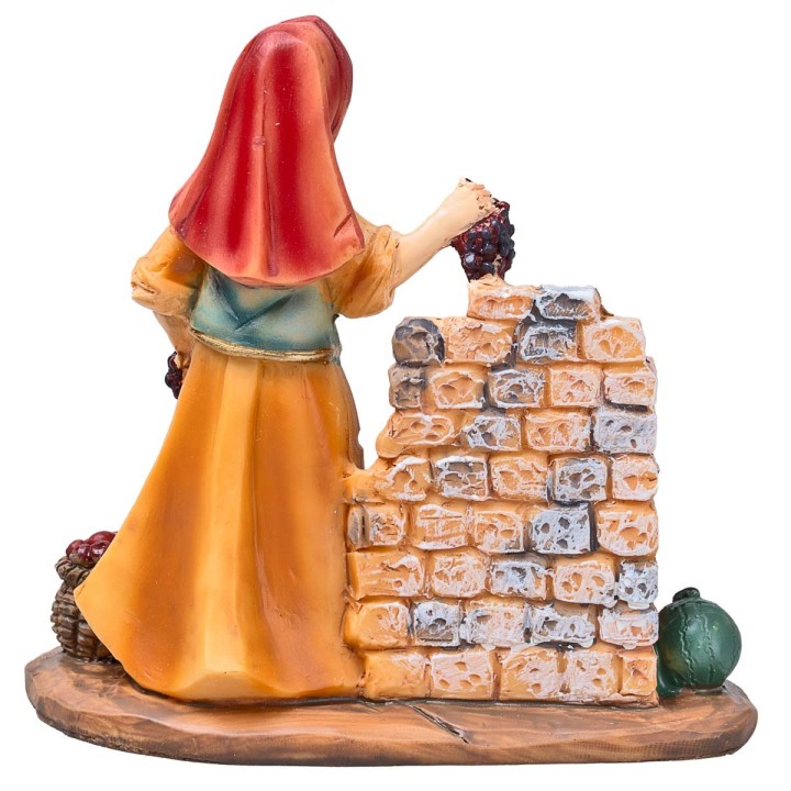 Fruit seller in resin 10 cm
