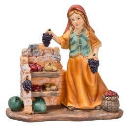 Fruttivendola in resina 10 cm