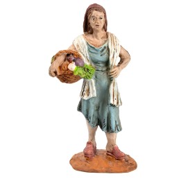 Donna araba con cesto di frutta serie Oliver 9 cm