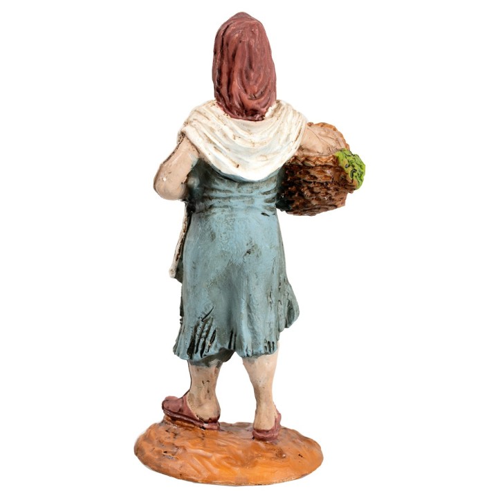 Donna araba con cesto di frutta serie Oliver 9 cm