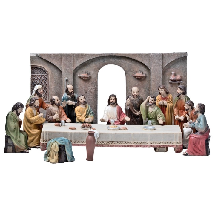 Ultima cena 10 cm in resina statue pasquali