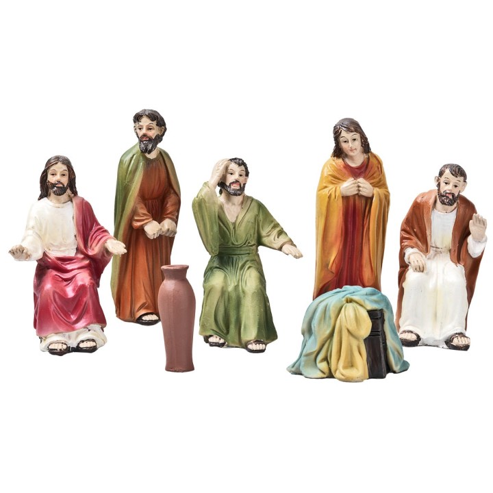 Ultima cena 10 cm in resina statue pasquali
