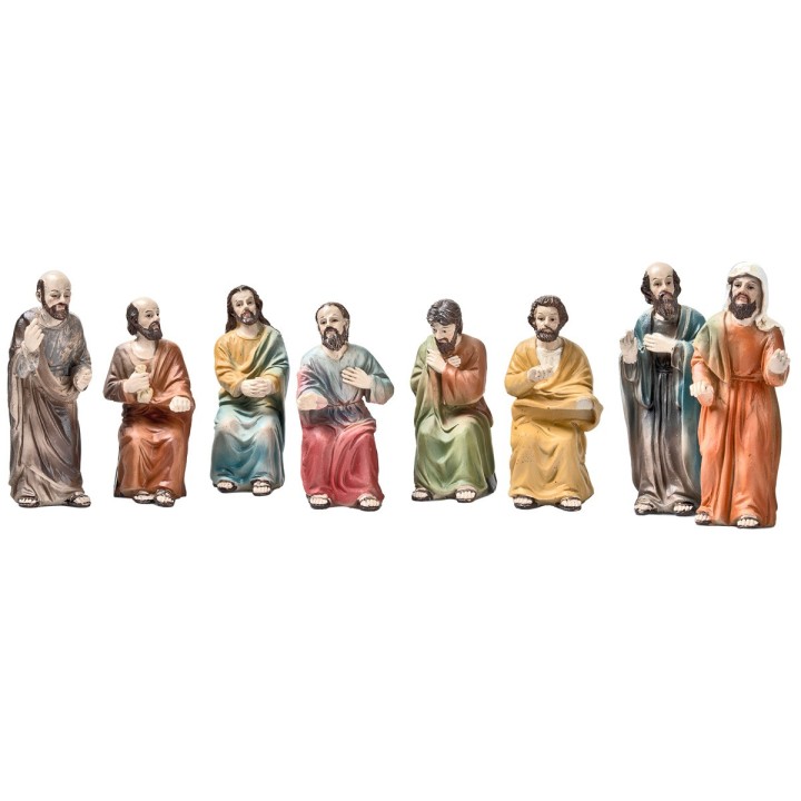 Última cena 10 cm en resina estatuas pascuales