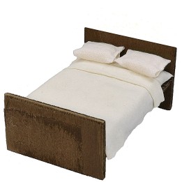 copy of Wooden double bed cm 10,8x7x7 h