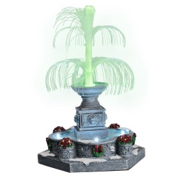 Fountain with fiber optic light cm 13x11x20 h