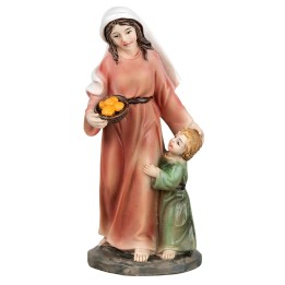 Mamma con bambino serie 11 cm in resina
