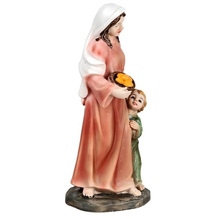 Mamma con bambino serie 11 cm in resina