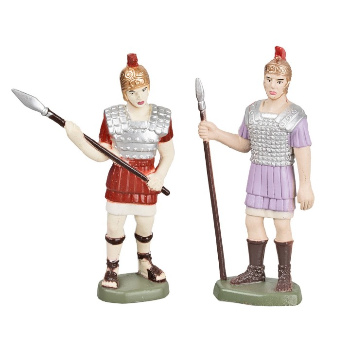 Set soldato romano e comandante 8 cm