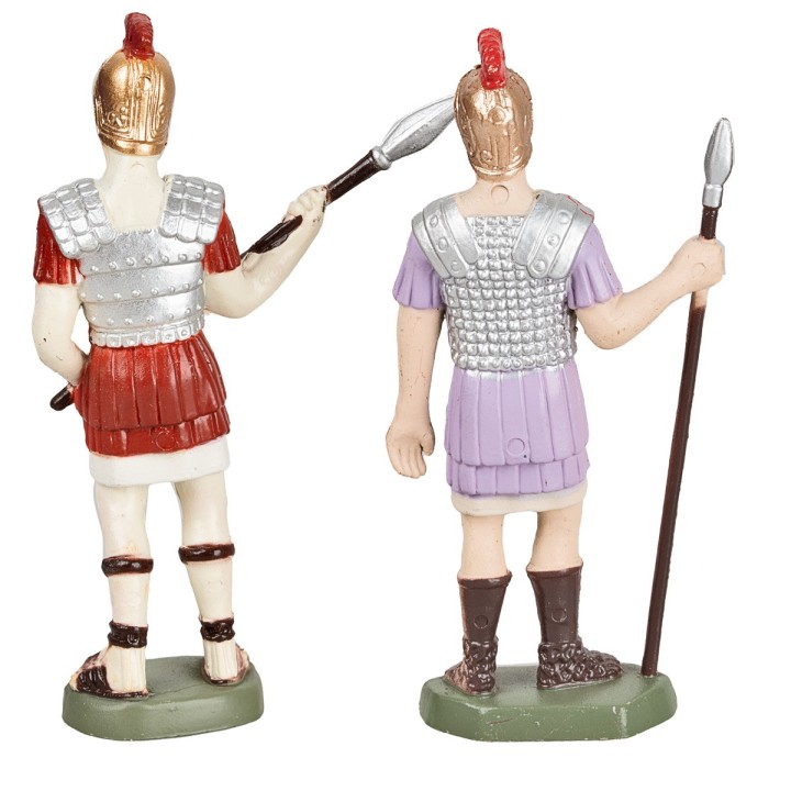 Set soldato romano e comandante 8 cm