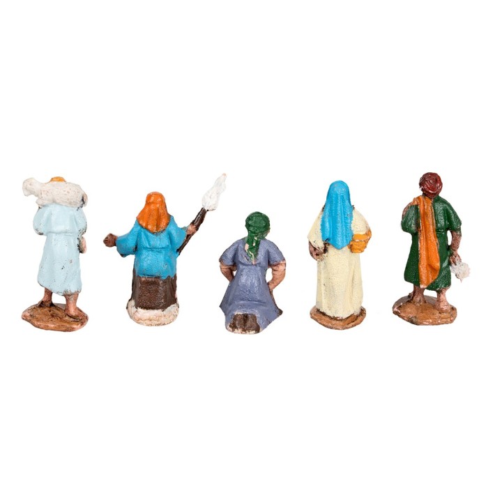 Set of 5 figurines in Arab style 3.5 cm