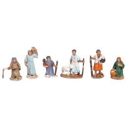 Set 6 statuine in stile arabo 3,5 cm