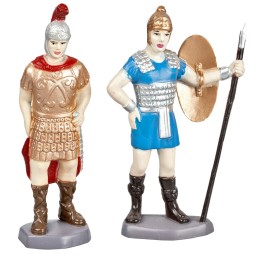 Set 2 soldati romani in altezza 8 cm