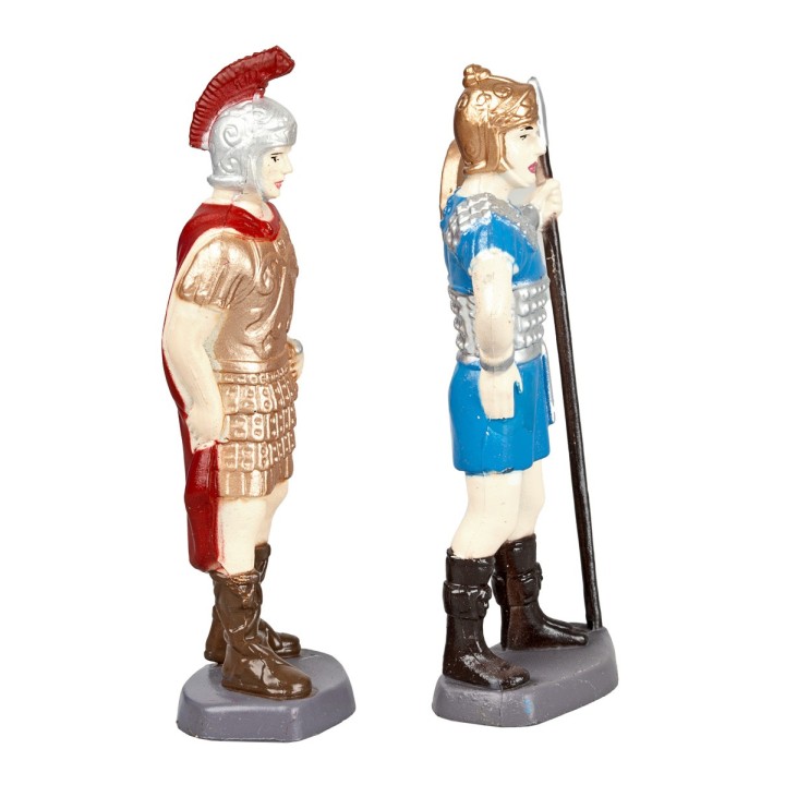 Set of 2 Roman soldiers with height 8 cm