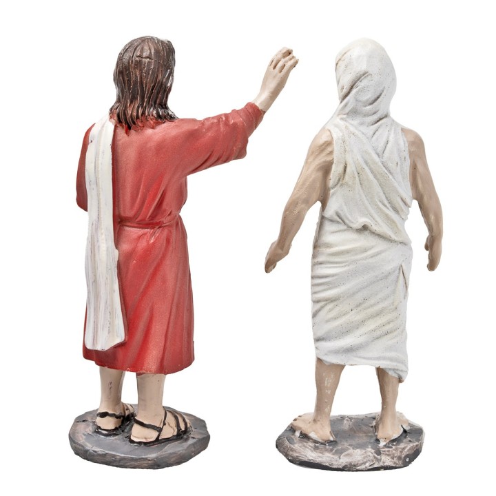 Resurrection of Lazarus 10 cm in resin Easter statues
