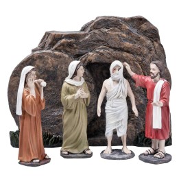 Resurrección de Lázaro 10 cm en estatuas pascuales de resina