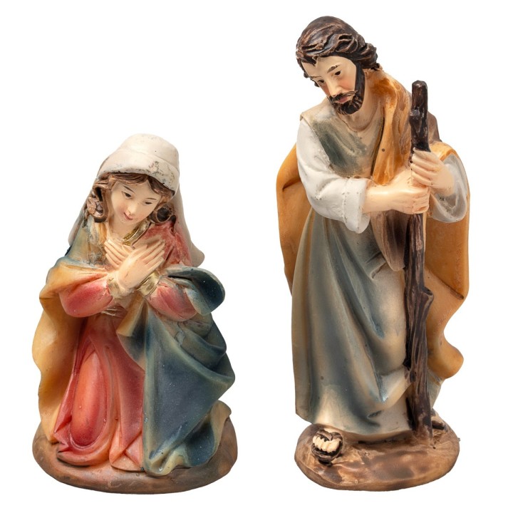 Set Natività 11 soggetti cm 9 per presepe