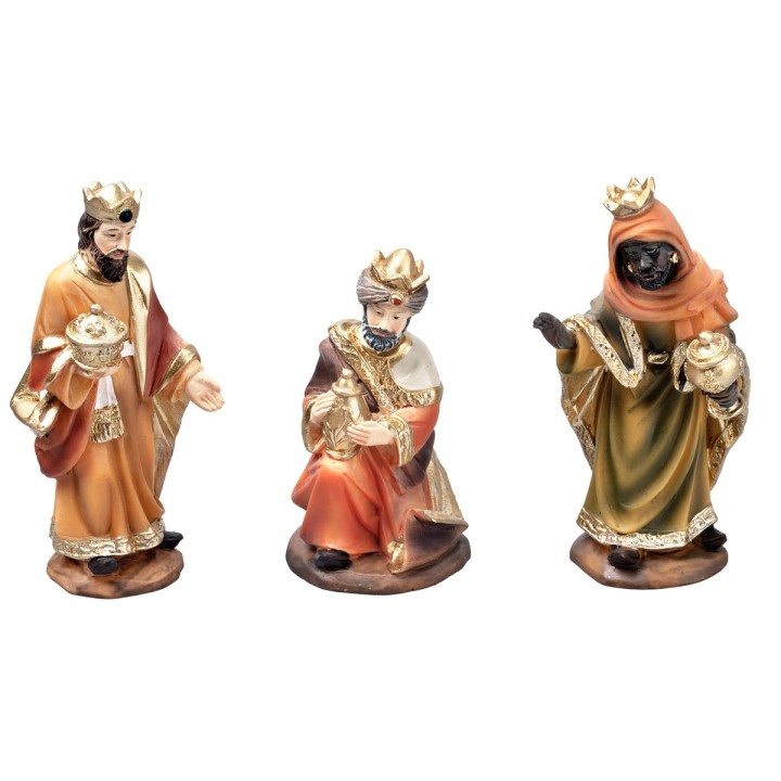 Set Natività 11 soggetti cm 9 per presepe