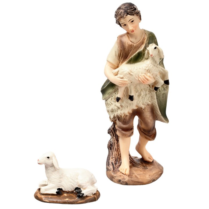 Set Natività 11 soggetti cm 9 per presepe