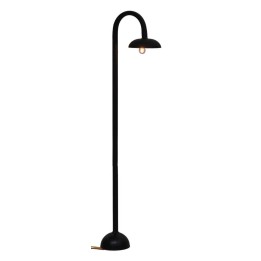 Farola de suelo curva 20,5 cm con luz 12 Voltios