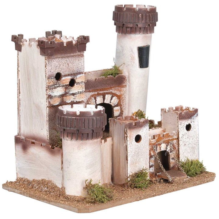 Artisanal castle in classic style cm 27x19.5x25.5 h