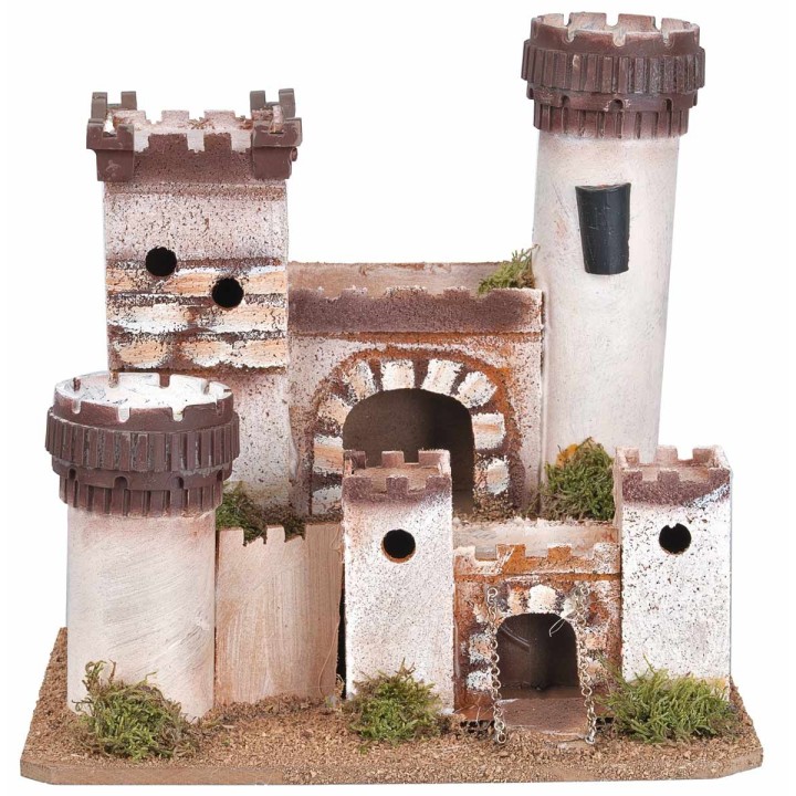 Artisanal castle in classic style cm 27x19.5x25.5 h