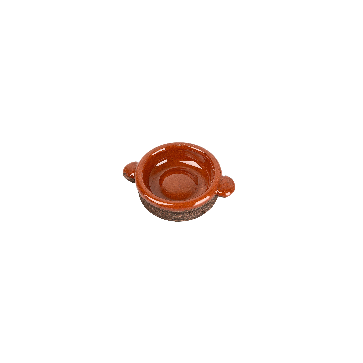 Aged terracotta pot Ø 4.5x1.5 h