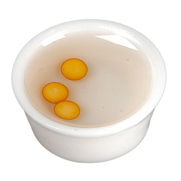 Cuenco en miniatura con huevos Ø 2,5 cm