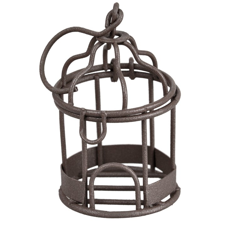 Openable metal cage with hook Ø 3.4 x 5.7 h