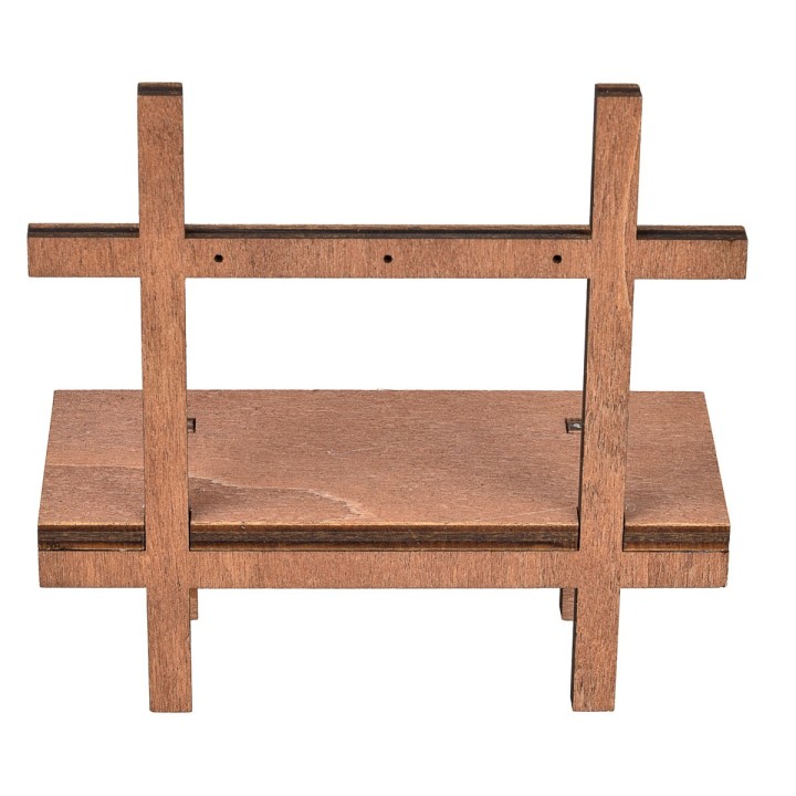 Wooden stall cm 12.5x5.2x12.5 h