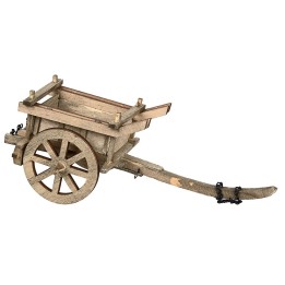 Wooden cart cm 24x10.8x9.5 h