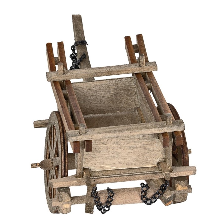 Carretto in legno cm 24x10,8x9,5 h