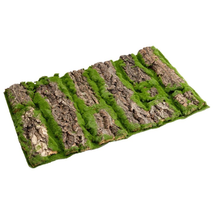 Alfombra de musgo con corteza cm 49x33,5x1 h