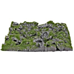 Tappeto a roccia con muschio cm 30x30x2,5