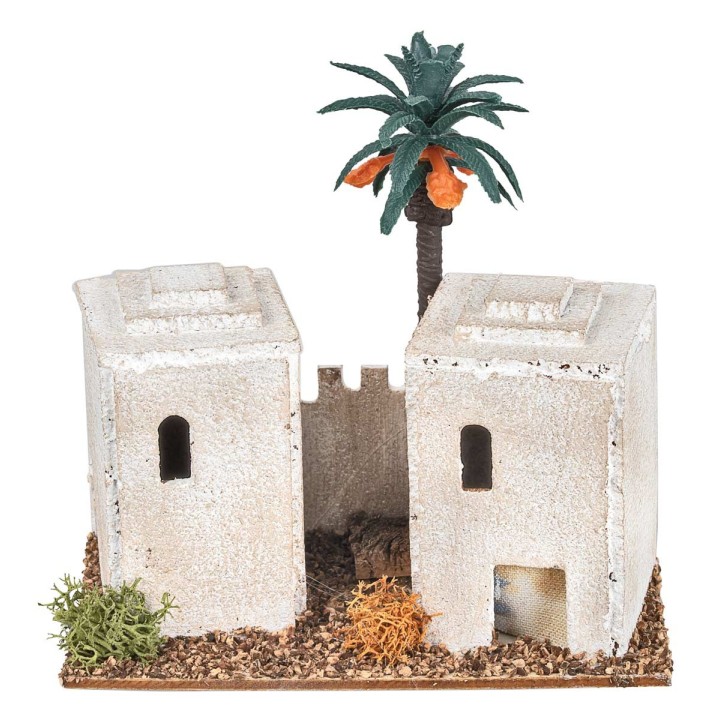 Casa araba con torri cm 12x7x12 h.