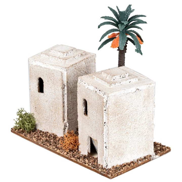 Casa árabe con torres de 12x7x12 cm.