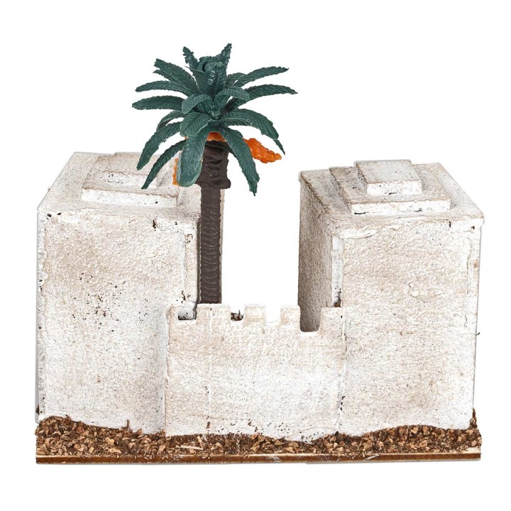 Casa araba con torri cm 12x7x12 h.