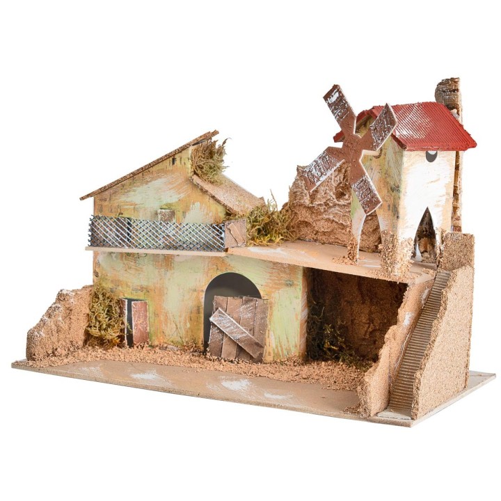 Pesebre de campo cm 33x18x22 h