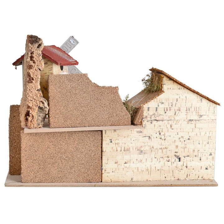 Country nativity scene cm 33x18x22 h