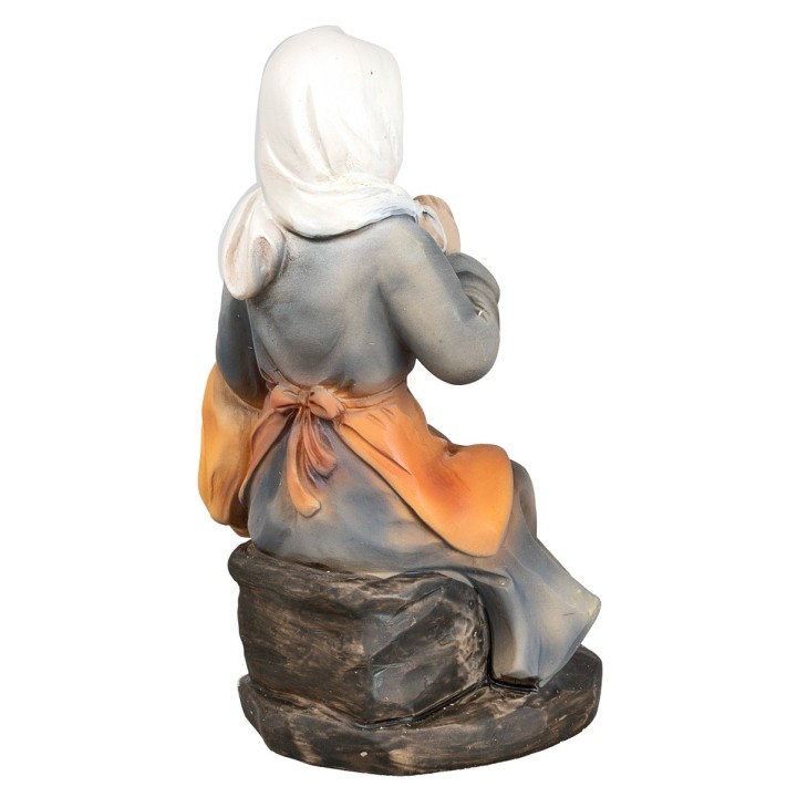 Woman sewing in resin series 15 cm