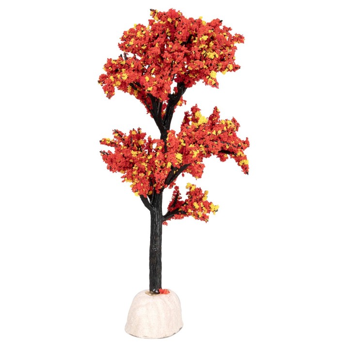 Árbol con hojas otoñales altura 12 cm