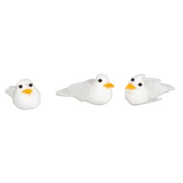 Set tre colombe 3 cm