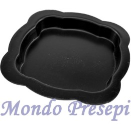 Estanque de PVC para pesebre de 9x9x1 cm h