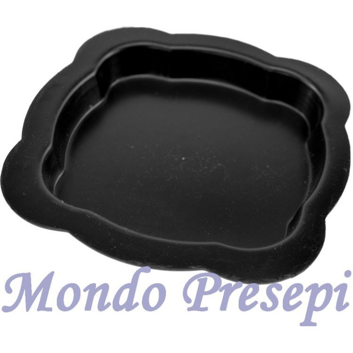 Estanque de PVC para pesebre de 9x9x1 cm h