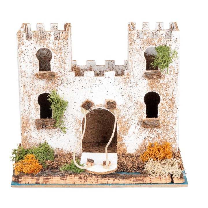 Castello in sughero cm 17x10x14