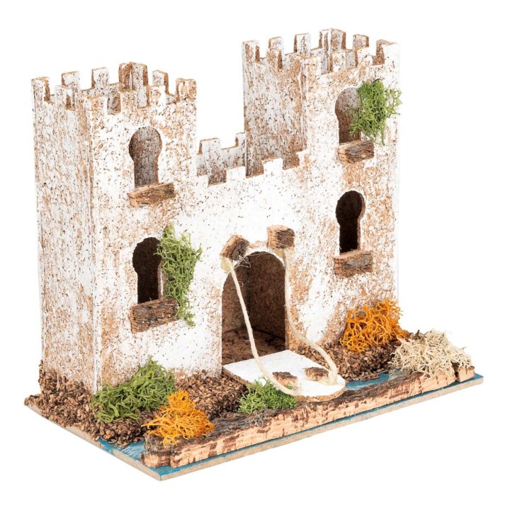 Castillo de corcho cm 17x10x14