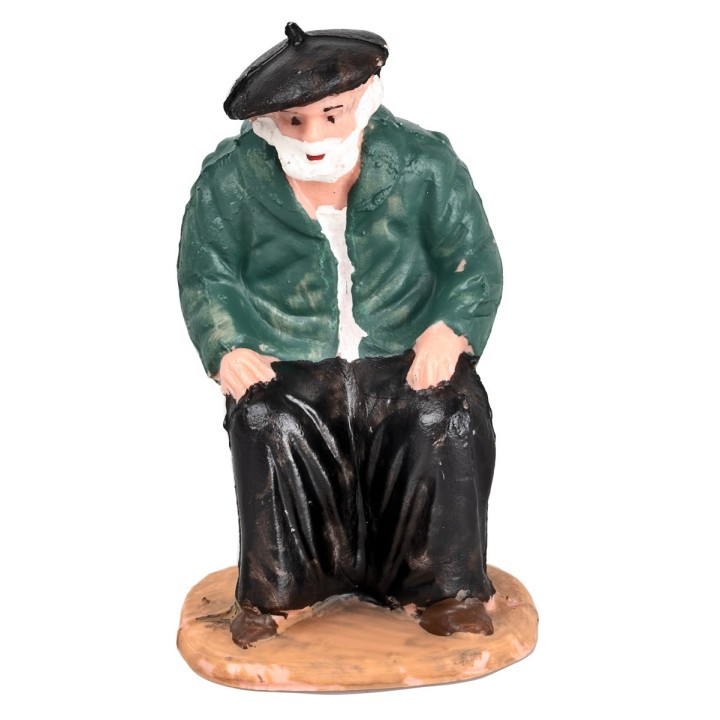 Caganer in pvc per presepe serie 10 cm