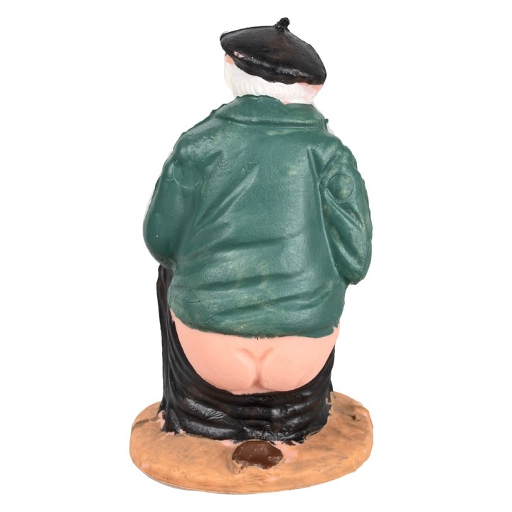 Caganer in pvc per presepe serie 10 cm
