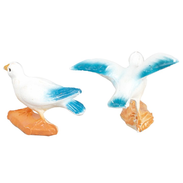 Set de dos palomas h 2,5 cm