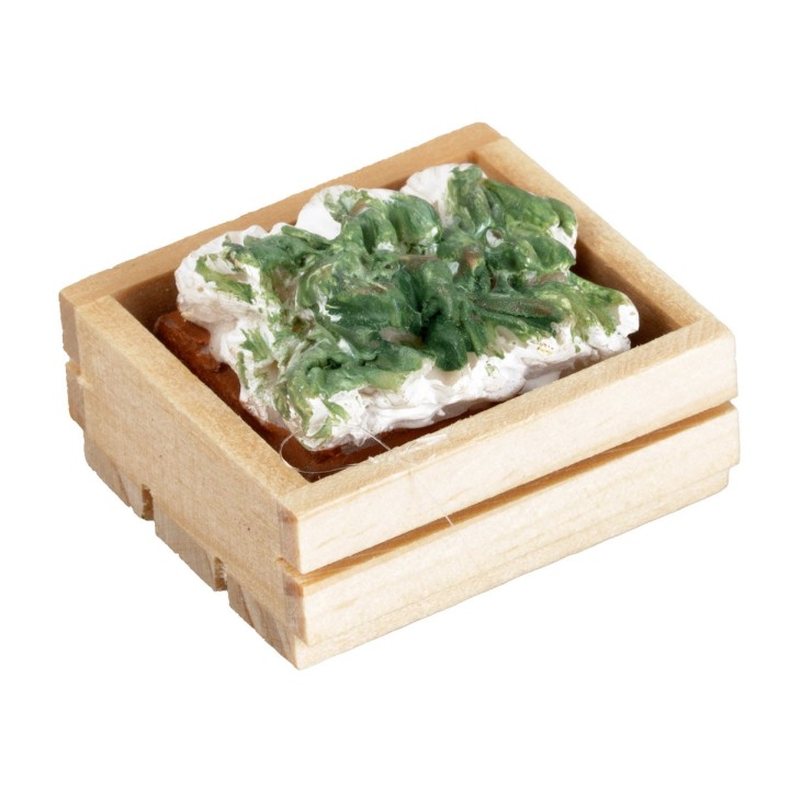 Cassetta in legno con finocchi h 3x2,1,9 cm
